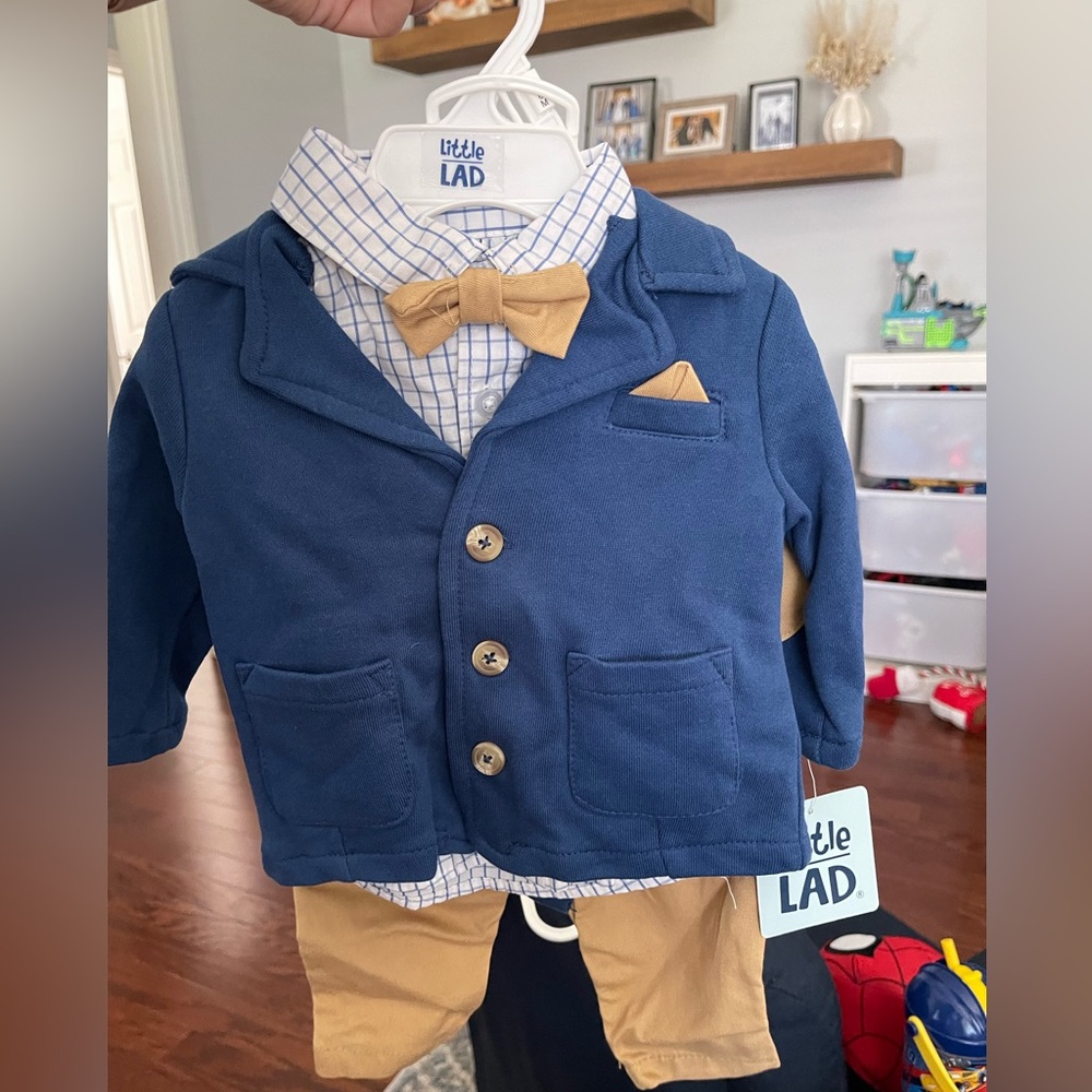 4 piece set. Little gentleman outfit